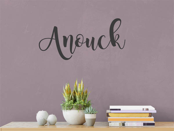 Wandtattoo Anouck in Handschrift