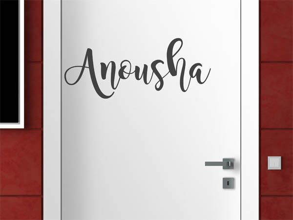 Wandtattoo Anousha in Handschrift