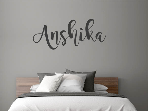 Wandtattoo Anshika in Handschrift