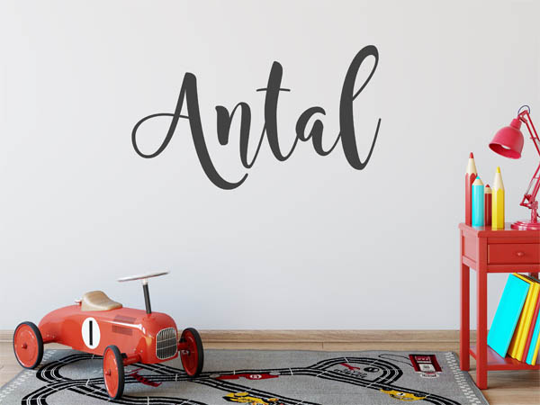 Wandtattoo Antal in Handschrift