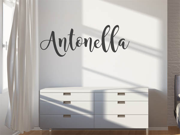Wandtattoo Antonella in Handschrift