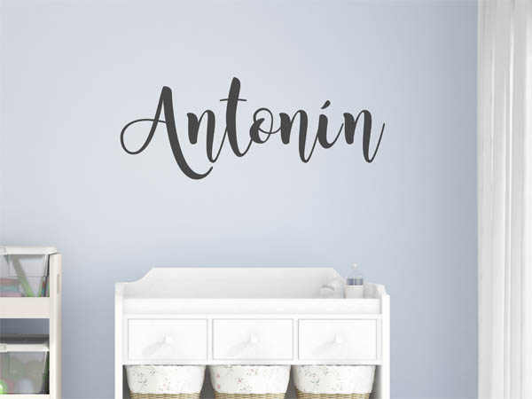 Wandtattoo Antonín in Handschrift