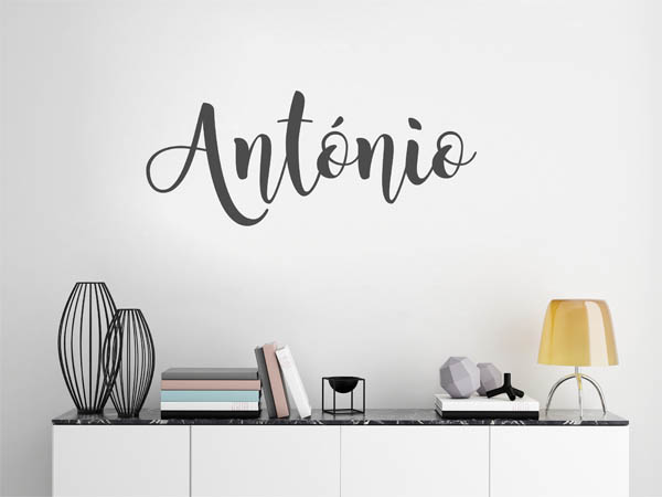 Wandtattoo António in Handschrift