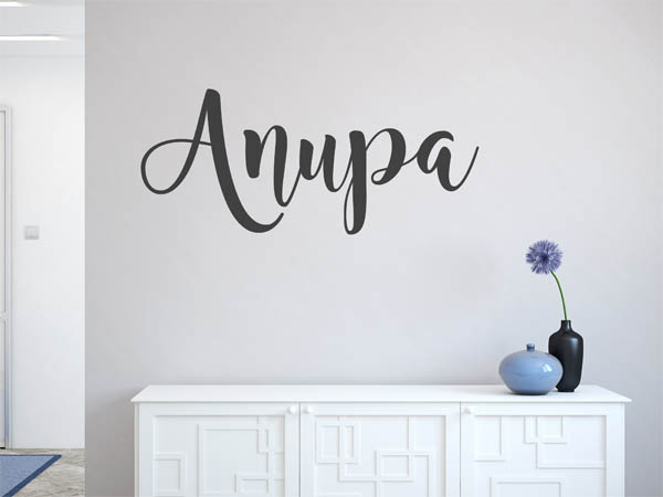 Wandtattoo Anupa in Handschrift