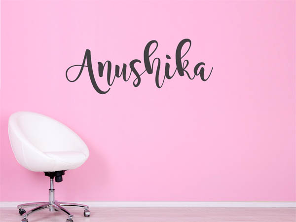 Wandtattoo Anushika in Handschrift