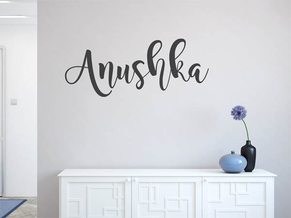 Wandtattoo Anushka in Handschrift