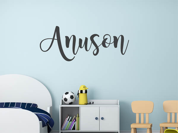 Wandtattoo Anuson in Handschrift