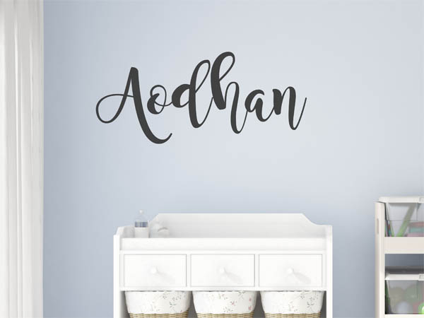 Wandtattoo Aodhan in Handschrift