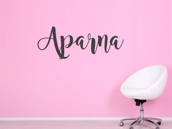 Wandtattoo Aparna in Handschrift