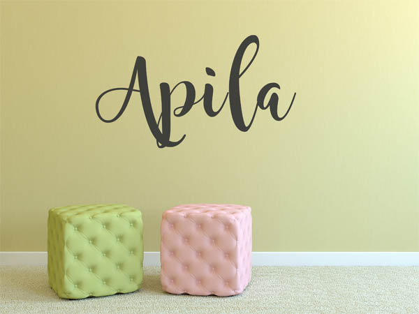 Wandtattoo Apila in Handschrift