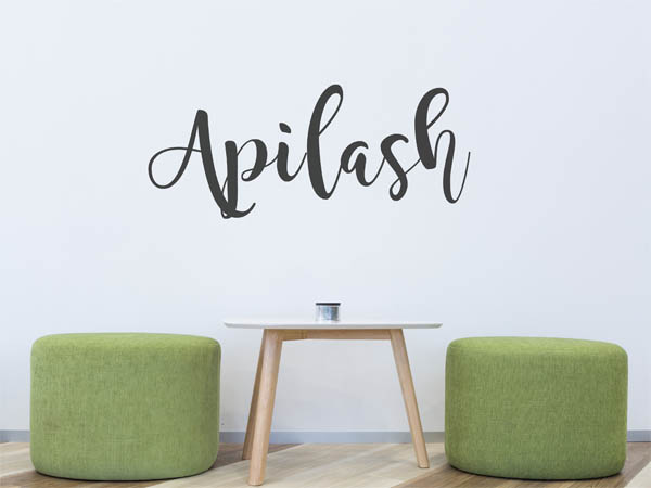 Wandtattoo Apilash in Handschrift