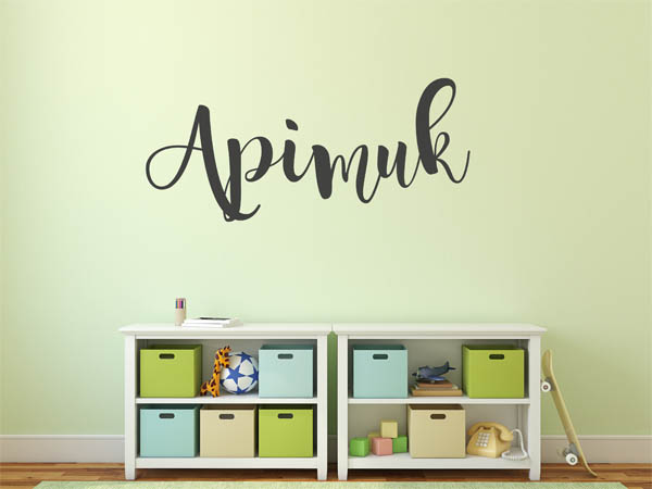 Wandtattoo Apimuk in Handschrift