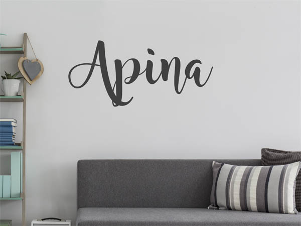 Wandtattoo Apina in Handschrift