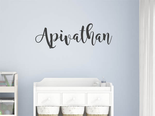 Wandtattoo Apivathan in Handschrift