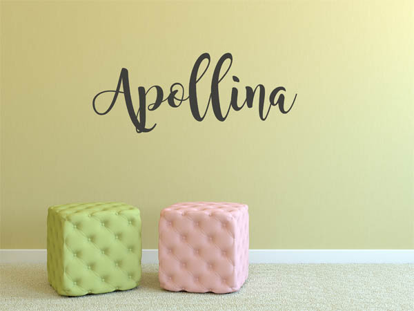 Wandtattoo Apollina in Handschrift
