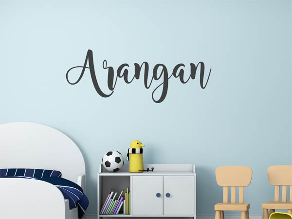 Wandtattoo Arangan in Handschrift