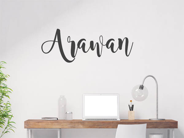 Wandtattoo Arawan in Handschrift