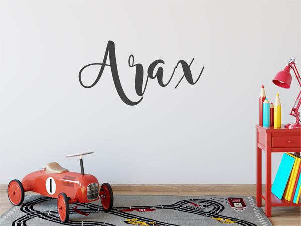 Wandtattoo Arax in Handschrift