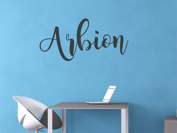 Wandtattoo Arbion in Handschrift