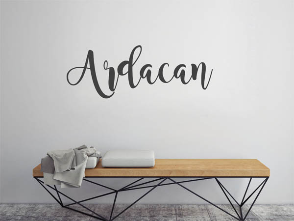 Wandtattoo Ardacan in Handschrift