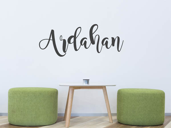 Wandtattoo Ardahan in Handschrift