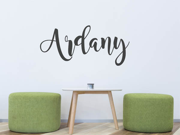 Wandtattoo Ardany in Handschrift