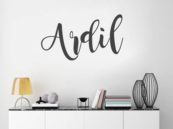 Wandtattoo Ardil in Handschrift
