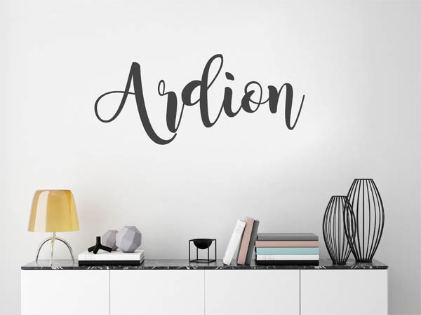 Wandtattoo Ardion in Handschrift