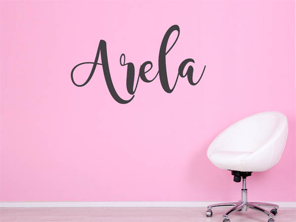 Wandtattoo Arela in Handschrift