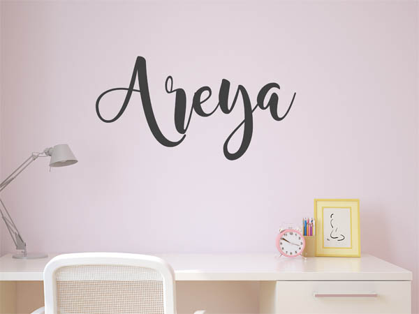 Wandtattoo Areya in Handschrift