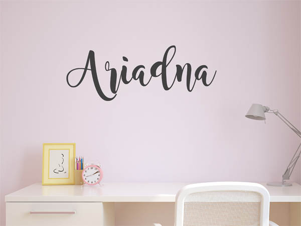 Wandtattoo Ariadna in Handschrift