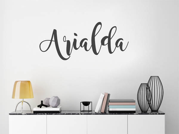 Wandtattoo Arialda in Handschrift