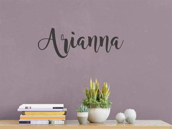 Wandtattoo Arianna in Handschrift
