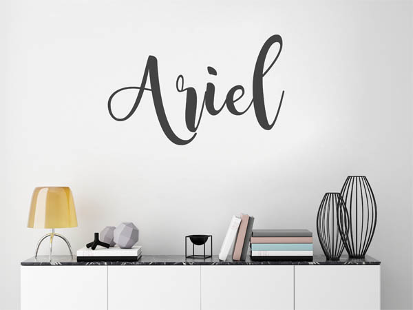 Wandtattoo Ariel in Handschrift