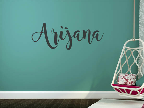 Wandtattoo Arijana in Handschrift