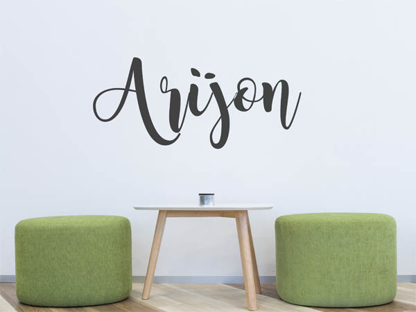 Wandtattoo Arijon in Handschrift