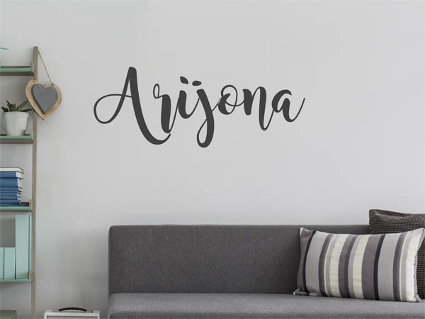 Wandtattoo Arijona in Handschrift