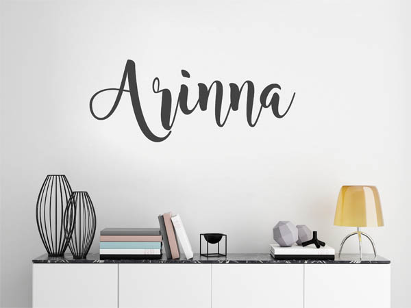 Wandtattoo Arinna in Handschrift
