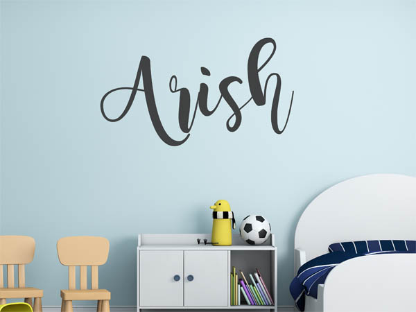Wandtattoo Arish in Handschrift