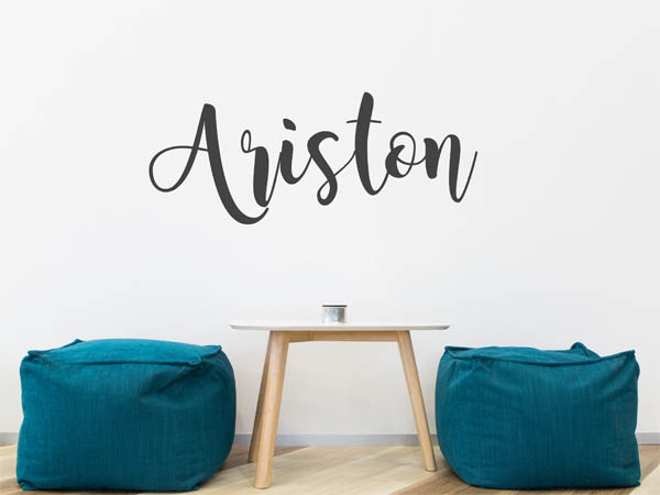 Wandtattoo Ariston in Handschrift