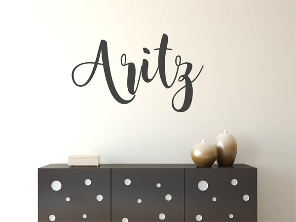 Wandtattoo Aritz in Handschrift