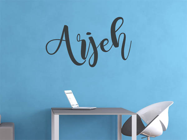 Wandtattoo Arjeh in Handschrift