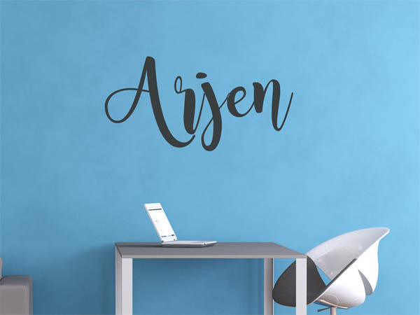 Wandtattoo Arjen in Handschrift
