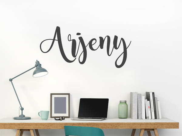 Wandtattoo Arjeny in Handschrift