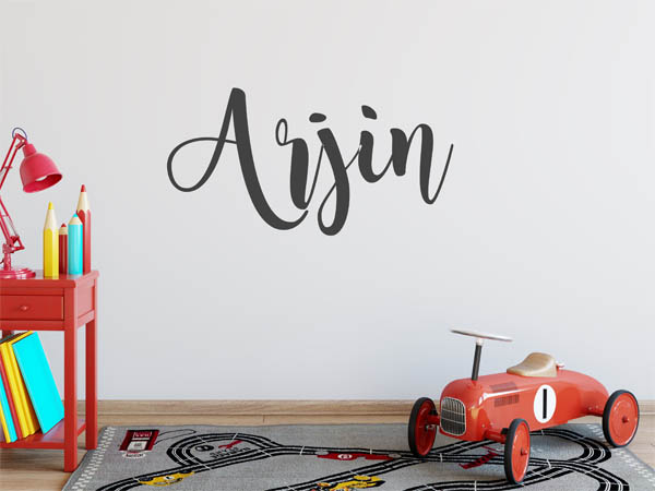 Wandtattoo Arjin in Handschrift