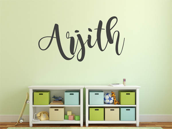Wandtattoo Arjith in Handschrift