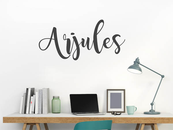 Wandtattoo Arjules in Handschrift