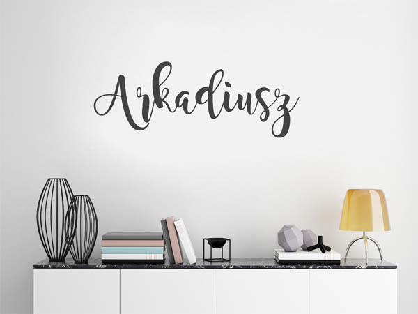 Wandtattoo Arkadiusz in Handschrift