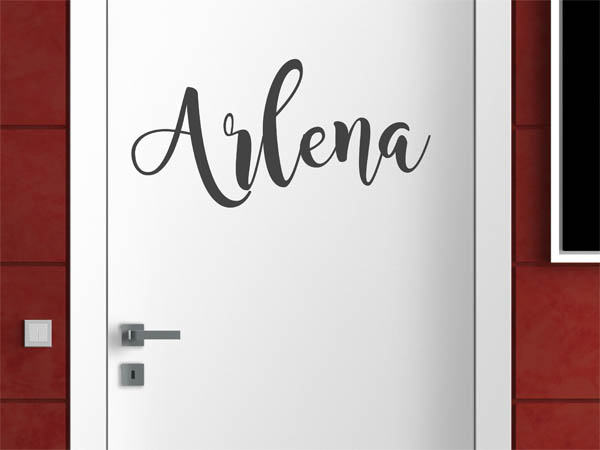 Wandtattoo Arlena in Handschrift