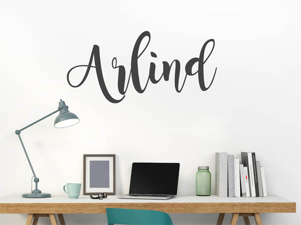 Wandtattoo Arlind in Handschrift